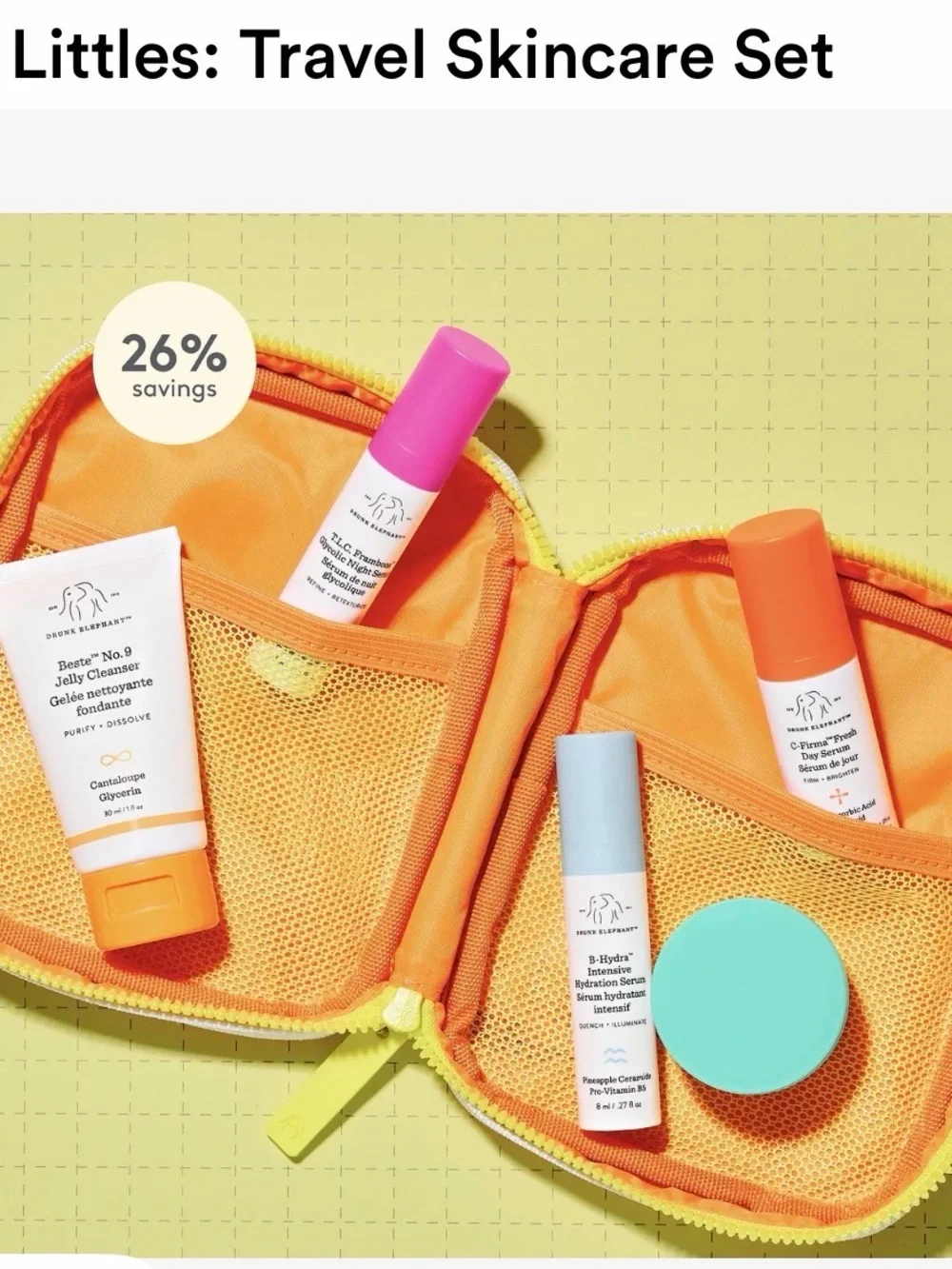Drunk Elephant Littles Travel Skincare Set - Multi